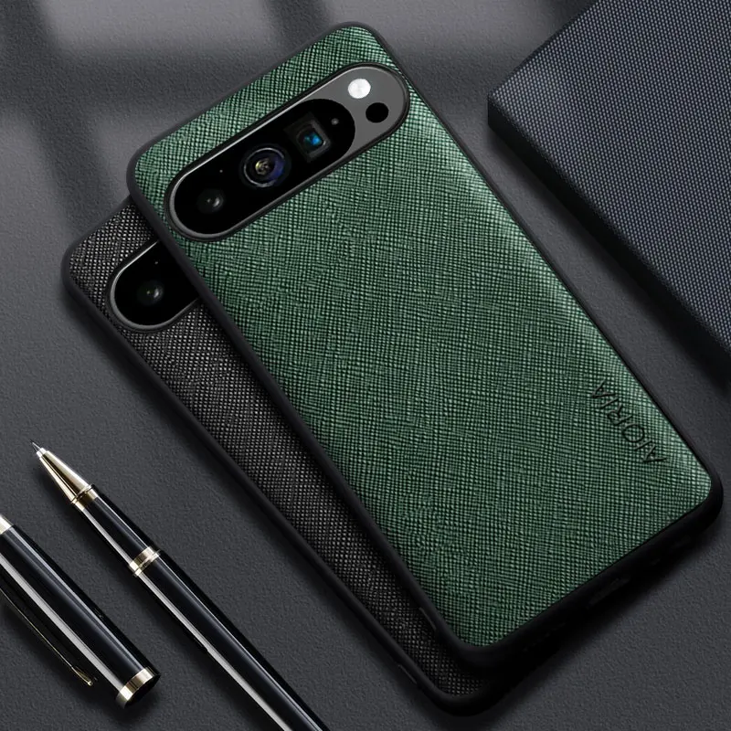 Case for Google Pixel 9 Pro XL 9A  Around The Edge Protection Perfect High Quality PU Leather