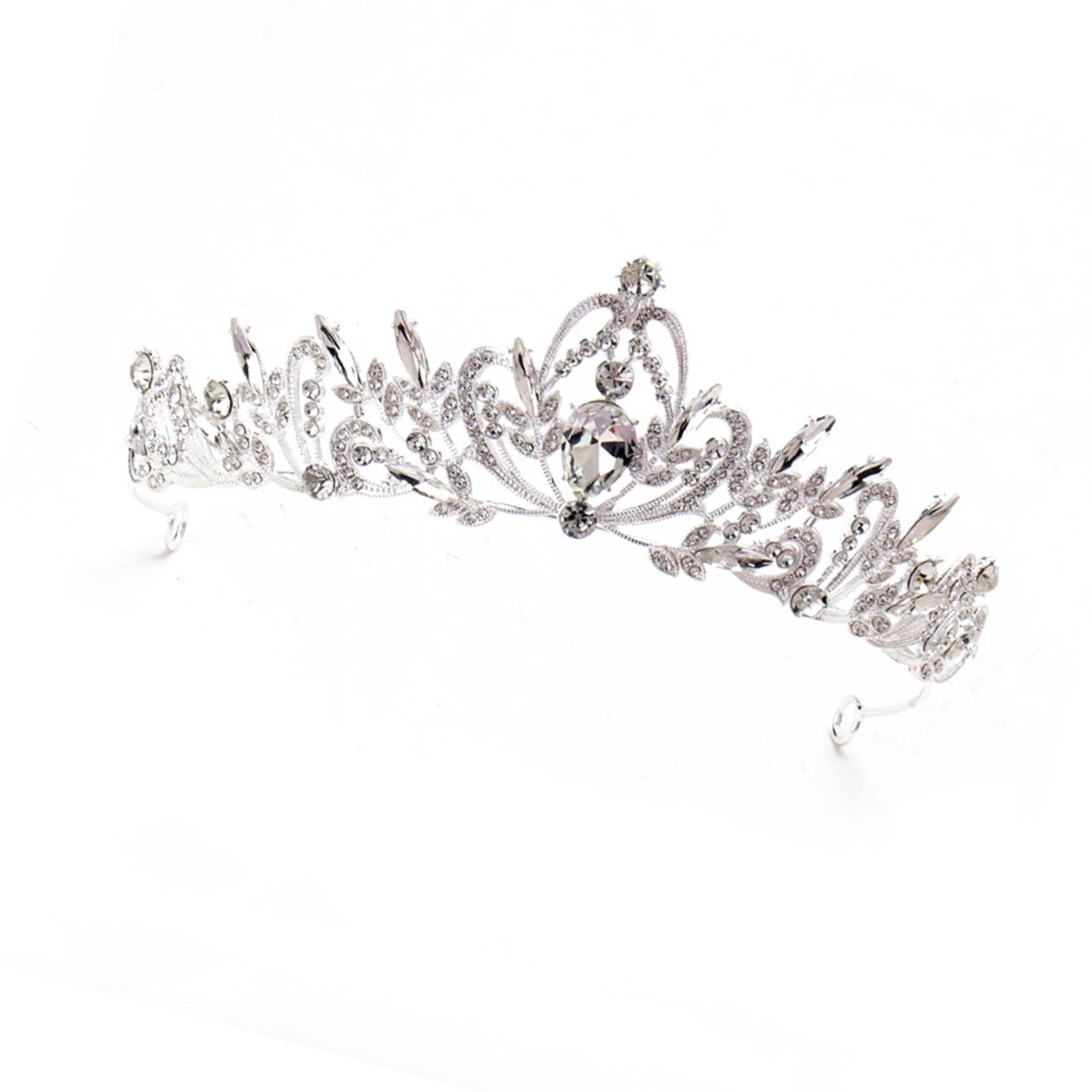 

Adult Princess Crown Headwear Dazzling Rhinestones Gorgeous Jewelries for Bride Bridesmaid Princess Costume