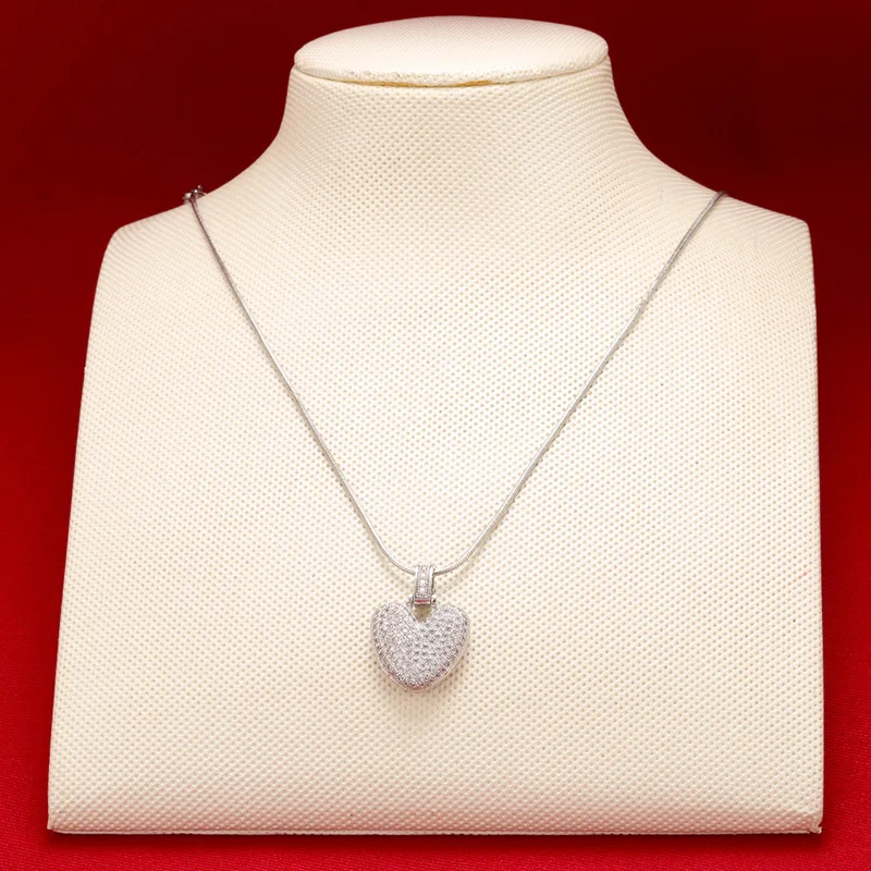 1.25x500mm Fat and lovely crystal brass silver color  letter necklace for women friends birthday gift model: VL34 image 6