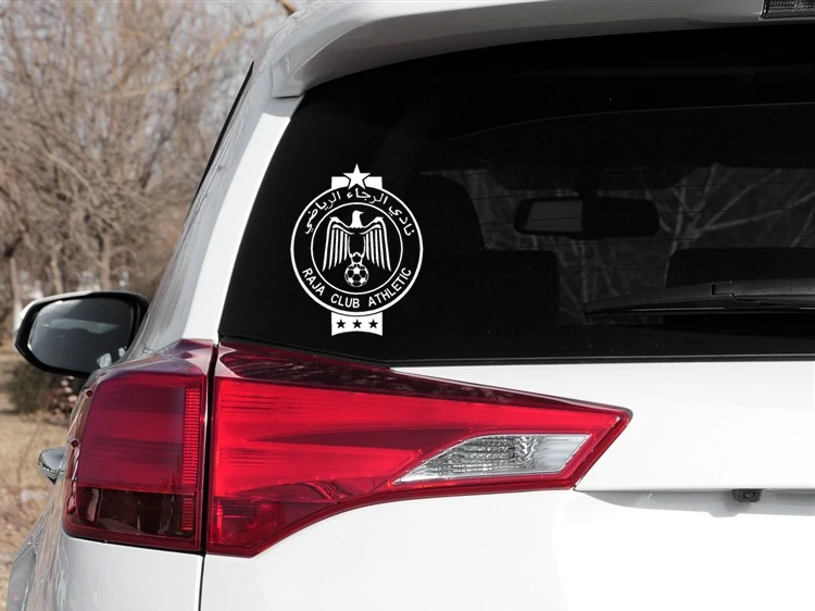 Car Stickers Morocco Raja Casablanca Football Reflective Decals For Fuel Tank Cap Trunk Bumper Windshield Motorcycles