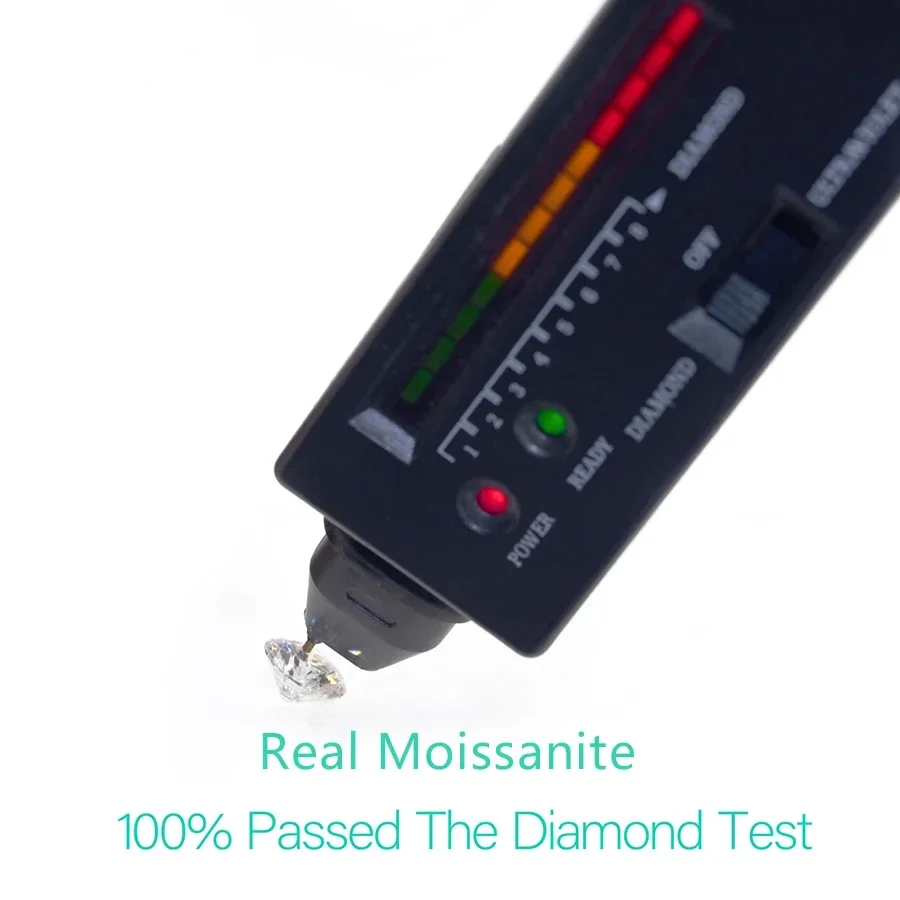 Moissanite Stone Large Sizes D Color with GRA Certificate Pass Diamond Tester Charms Beadsfor Advanced Jewelry Making Materials