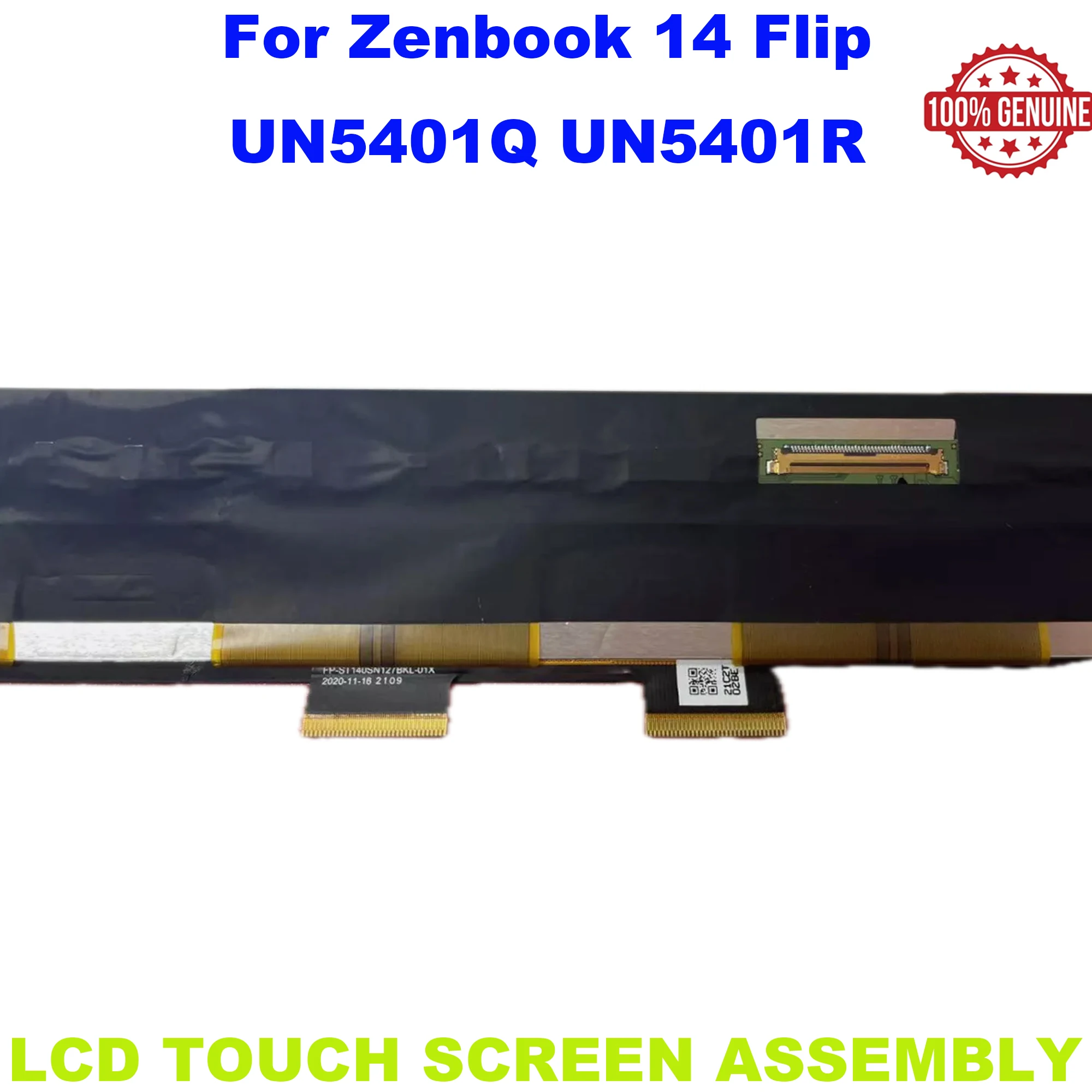 Imagem -03 - para Asus Zenbook Flip 14 Un5401q Un5401r 14 Oled Laptop Substituição Display Touch Scrcen Assembly 14 2.8k 2880x1800