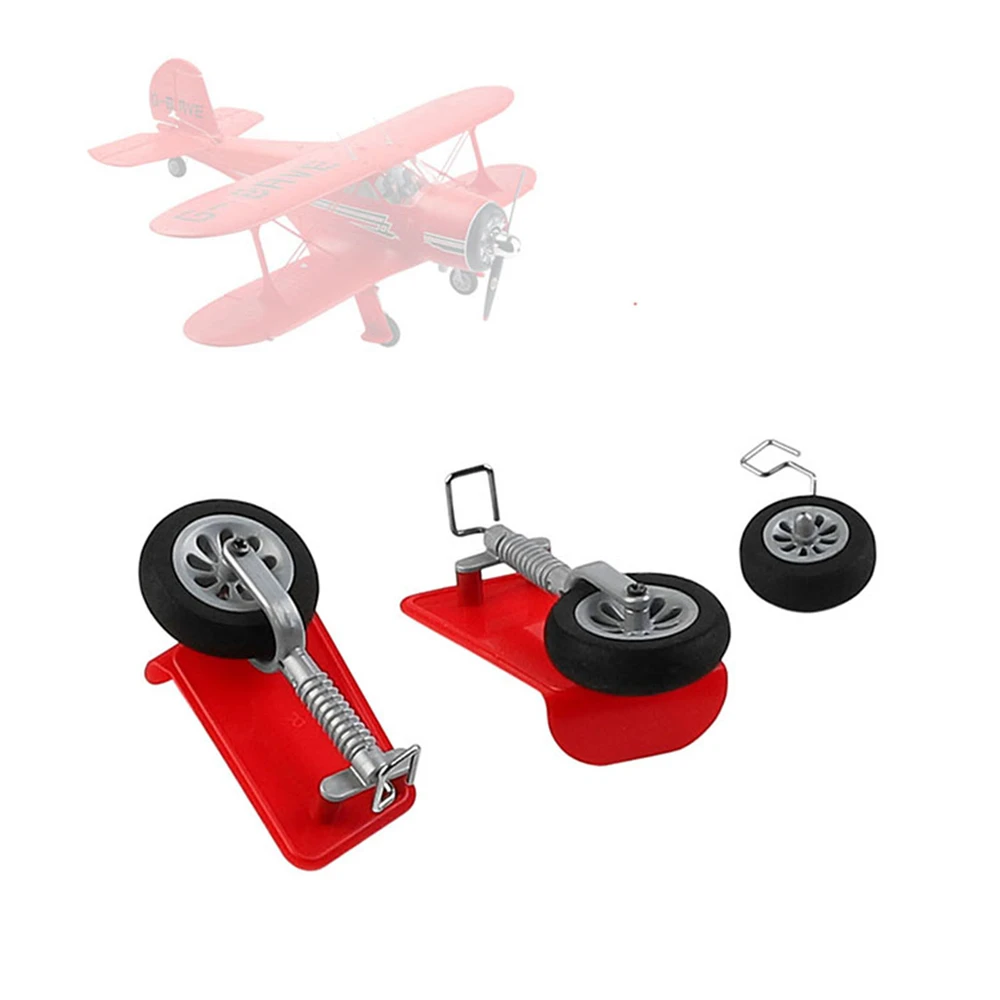 Roulettes de train d'atterrissage pour WLtoys, RC Partners, accessoires d'aile, rouge, XK A300.0016.002