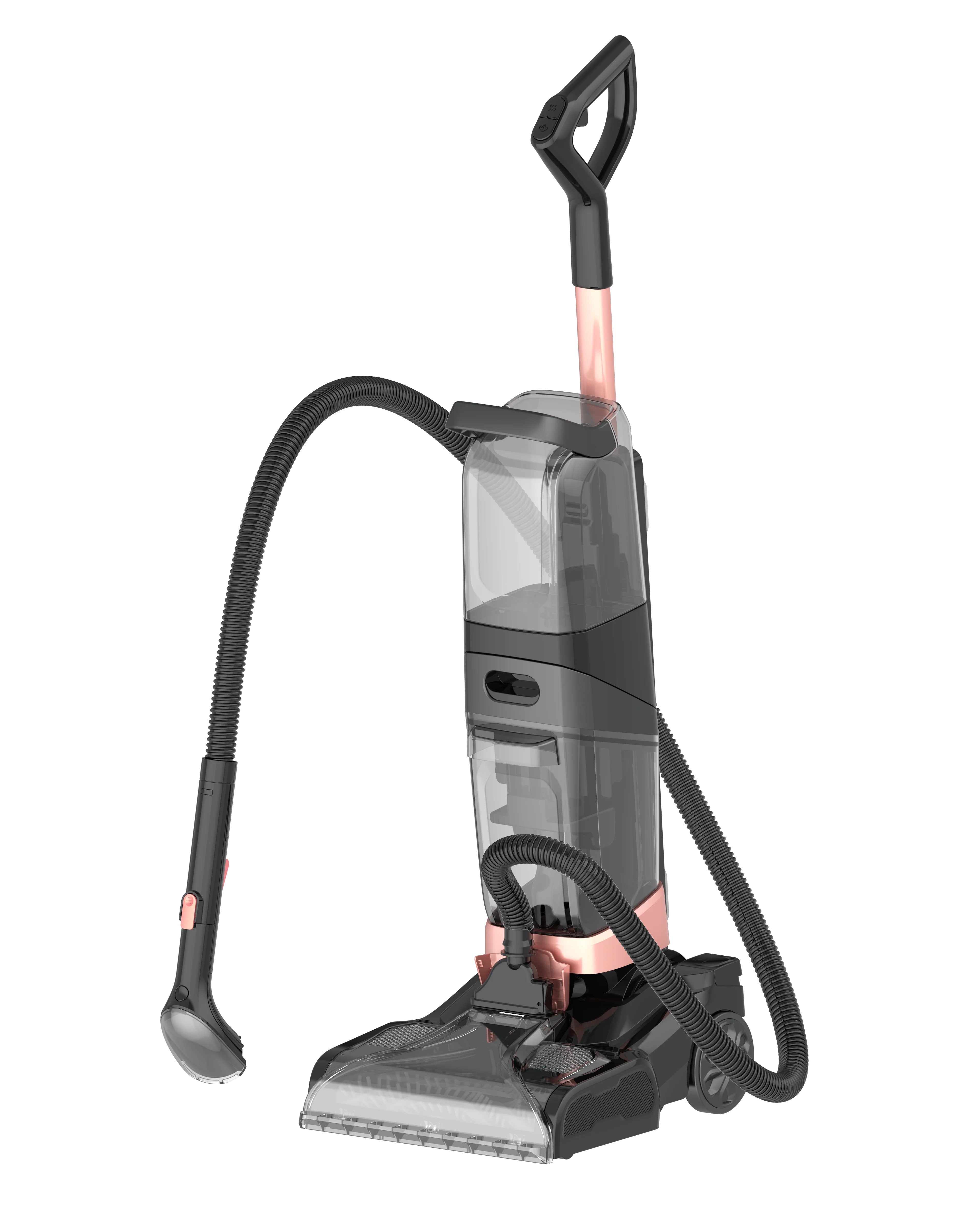 Upright Carpet Cleaner 1000W, 15kPa Powerful Suction Floor Washer with 3L Dual Tank System, 7m Cord for Household Deep Cleaning