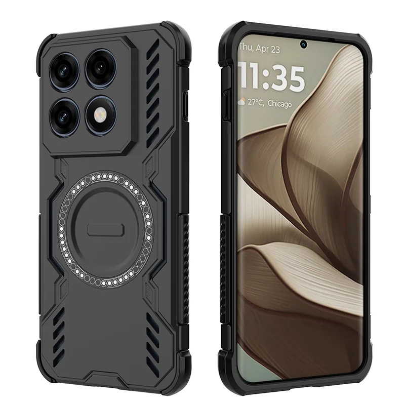 Coque de téléphone Motorola Signature pour Moto Edge 70 Air Pro 50 60 Fusion 50 60 70, dissipation thermique, chargement magnétique sans fil