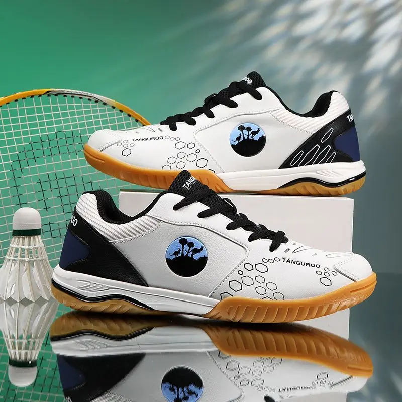 Classic Brand Comfortable Anti Slip Sport Badminton Shoe Professional Table Tennis Shoe Top Quality Wearable Tennis Trainer Shoe