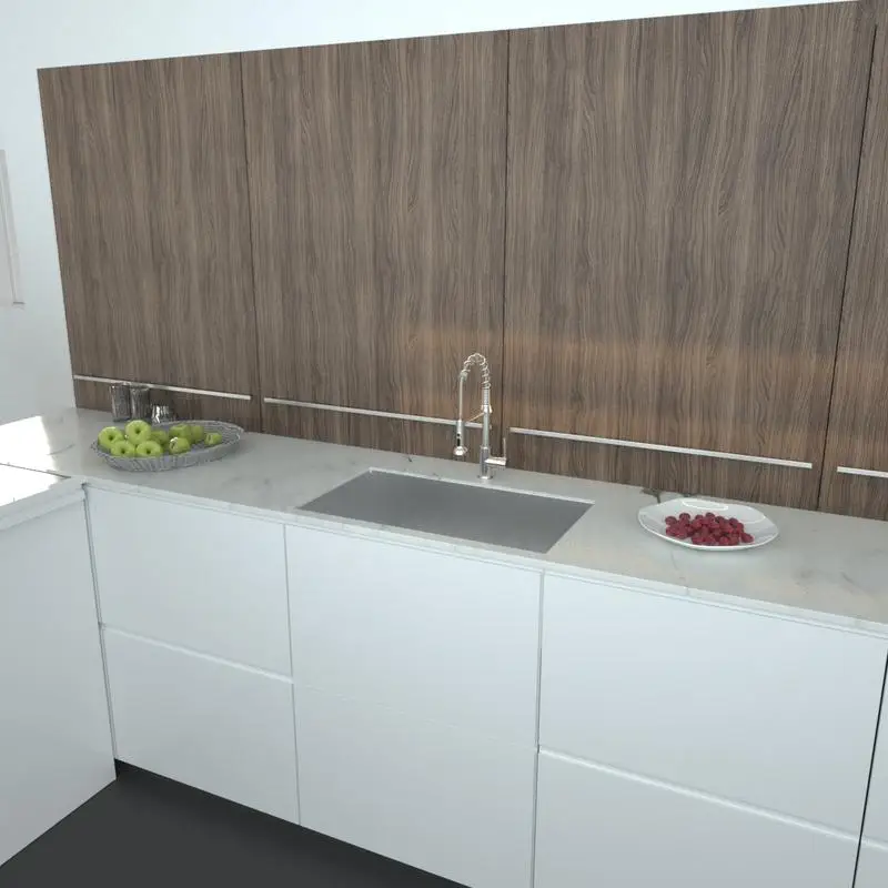 حوض مطبخ من الفولاذ المقاوم للصدأ مقاس 32 بوصة، مقاس 16، حوض وعاء فردي بعمق 9 بوصة، 32 بوصة × 19 بوصة × 9