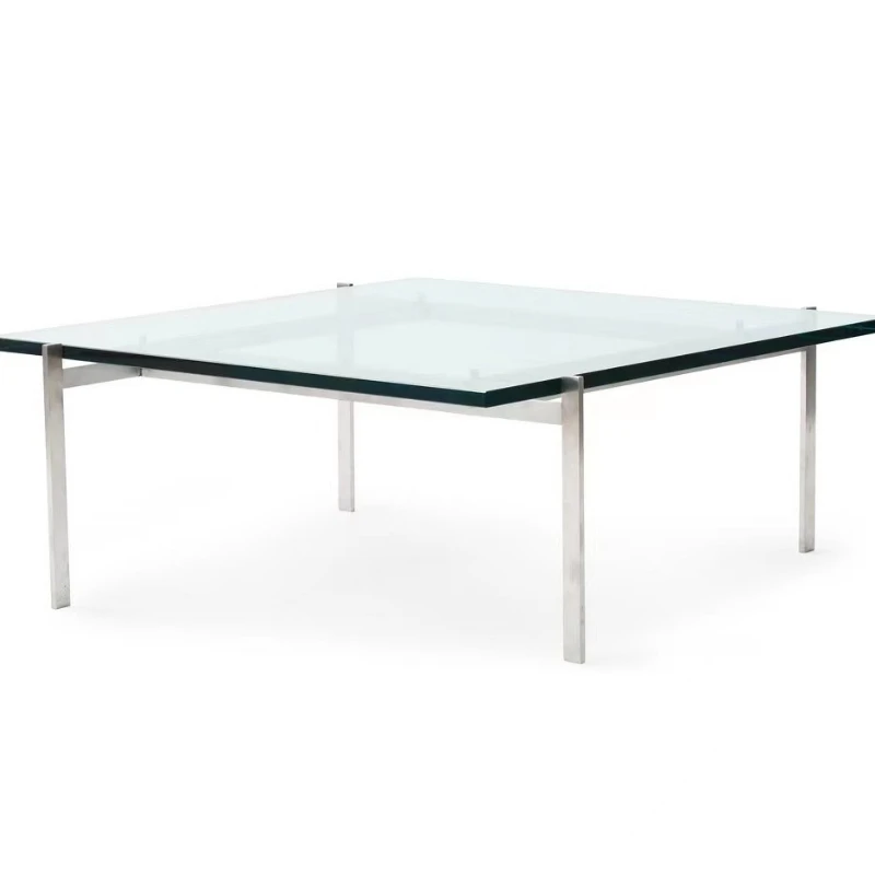 Classic coffee table simple modern designer tempered glass medieval coffee table