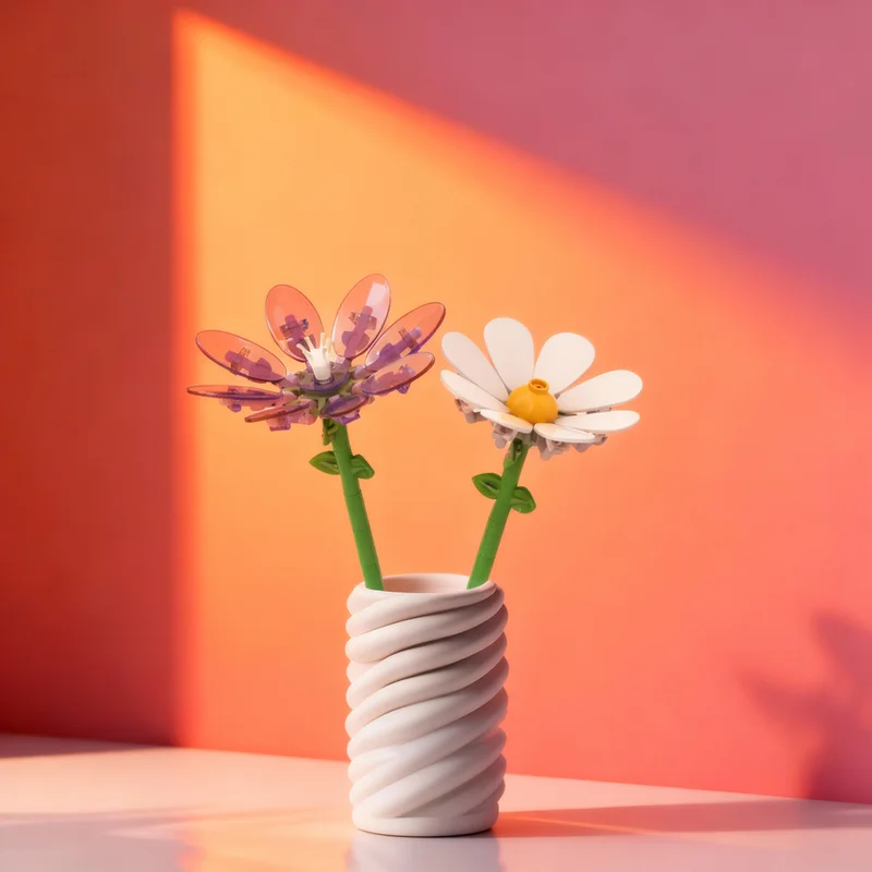 

156pcs MOC Botanicals Leucanthemum Model Building Blocks Construction DIY Christmas Gift Creative Idea Education Toy Brick