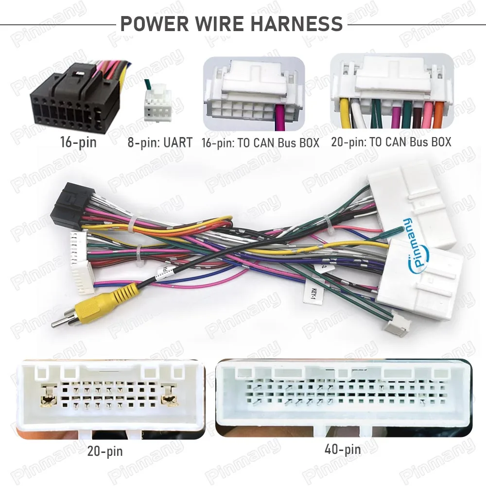 LDC12 Car Radio Cable Wiring Harness Adapter with CAN Bus Decoder for 2023 LADA Vesta Android Head Unit