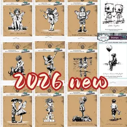 Noteworthy Character Scenarios Clear Silicone Stamp Seal for DIY Scrapbooking Making Photo Album Decorative New Clear Stamp
