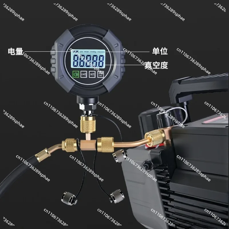 Digital vacuum gauge, high precision vacuum gauge, digital absolute pressure gauge anti-collision design