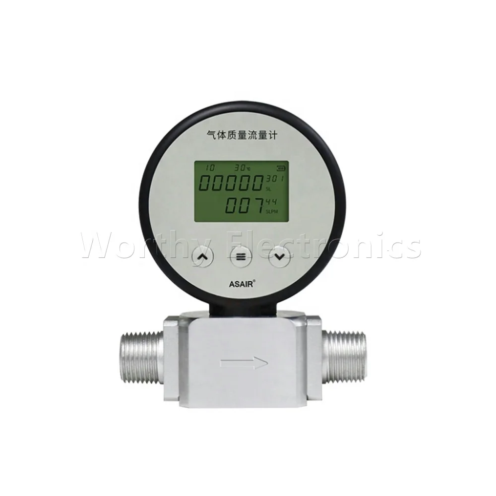 High quality digital micro gas mass flowmeter 485 far flow meter sensor AMS2106 compressed air nitrogen