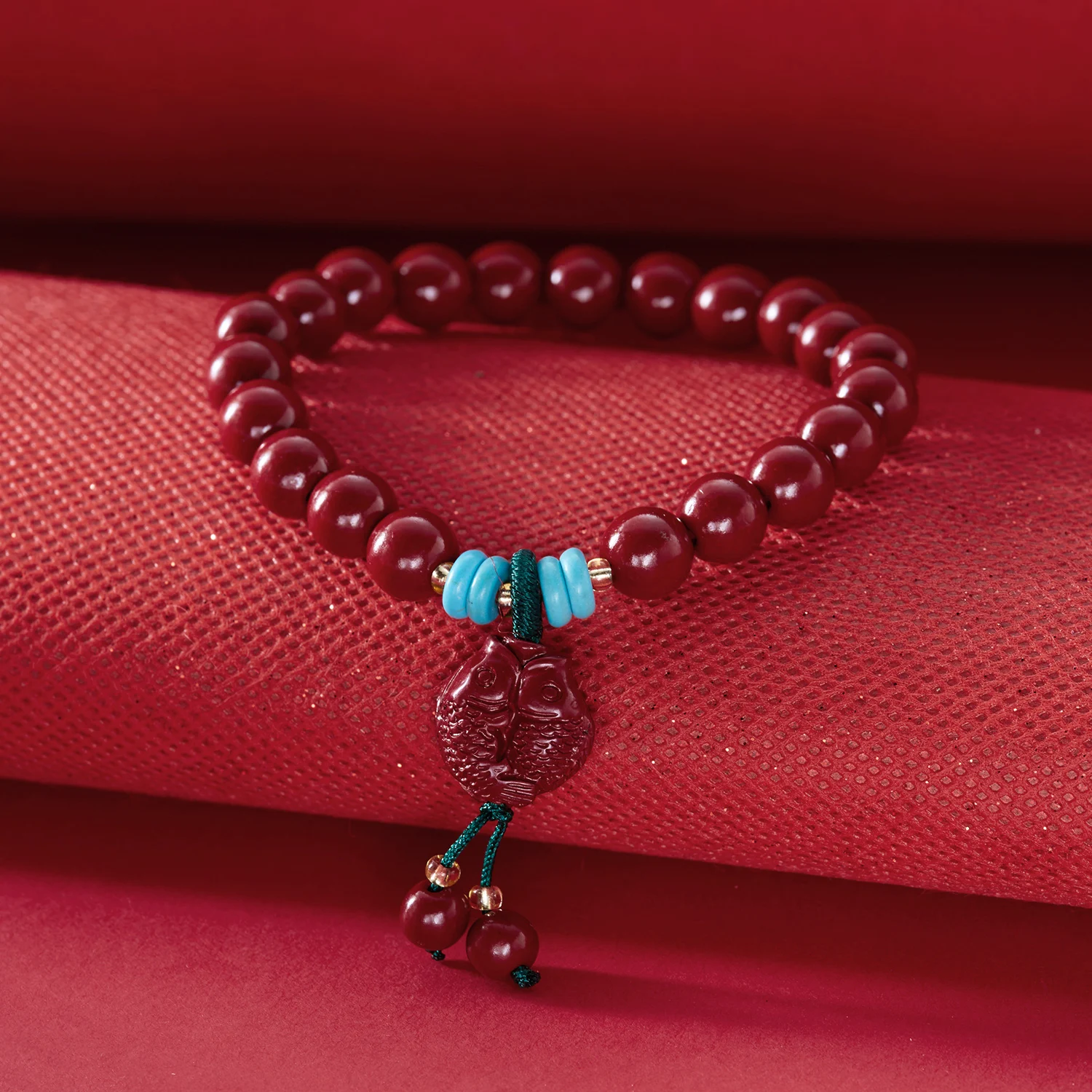 الصينية فنغ شوي الأحمر تقليد الزنجفر مطرز أساور للنساء الرجال بي شيوى لوتس جلب الثروة حسن الحظ الازدهار مجوهرات #2