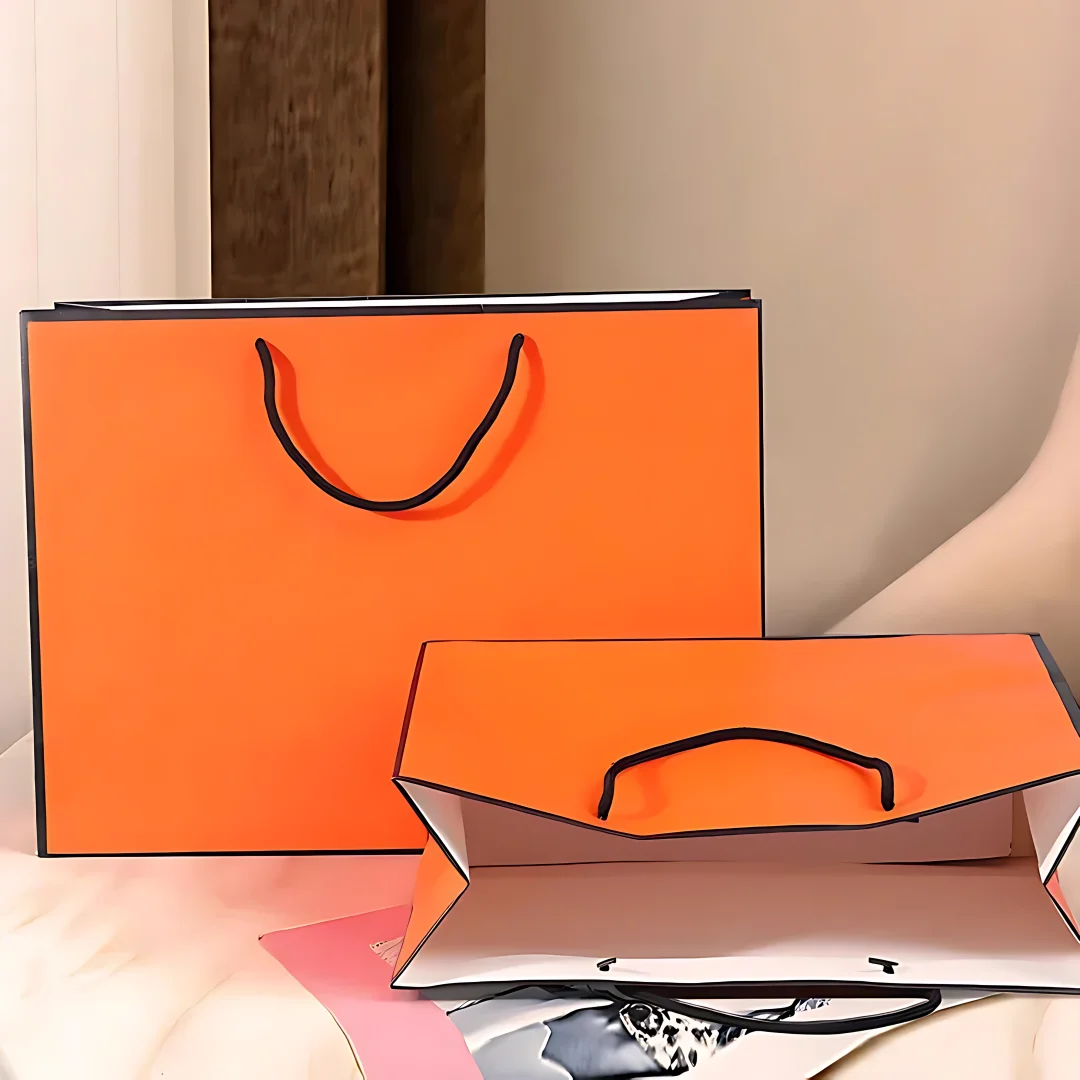 1–20 Stück dicke Papptüten zum Einkaufen, Geschenkverpackung, für Kleidung, Schmuck, kleine große Papiertüten, Werbung, Papiertüte