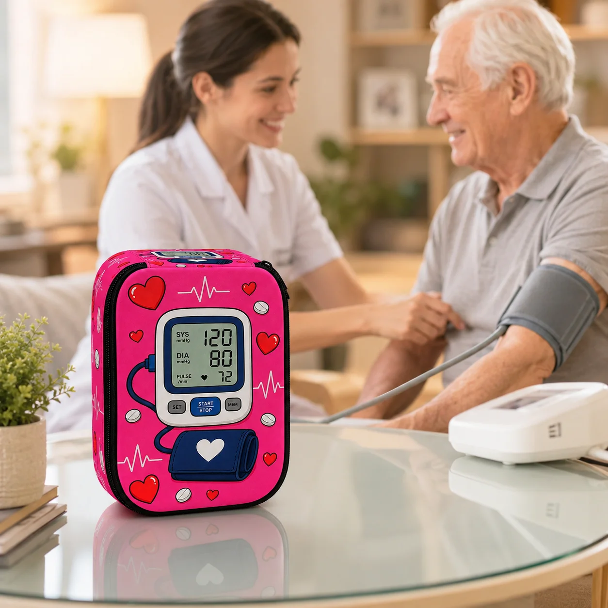 Blutdruckmessgerät-Tasche Bedr – Health & Wellness Tablet Cutter Bewertung und Preis