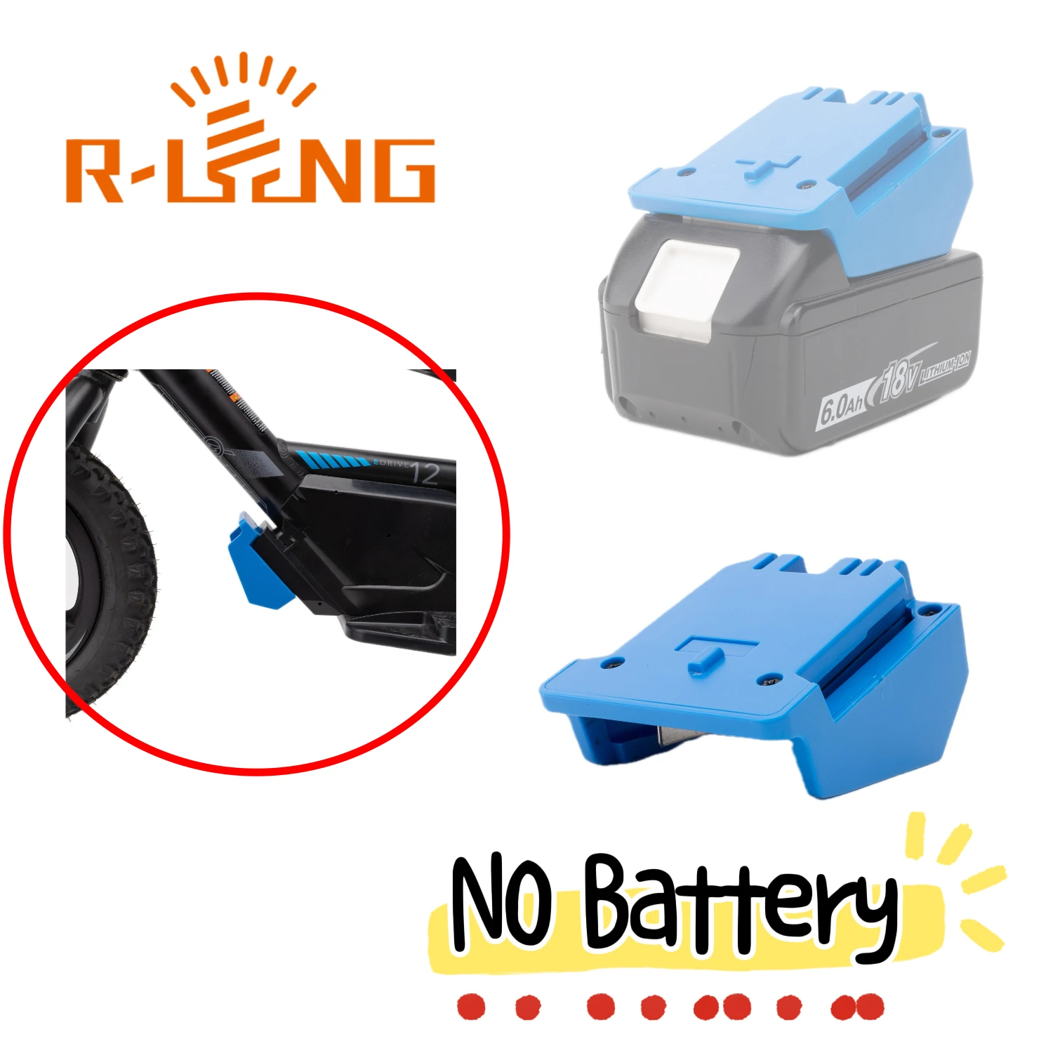

Upgrade Wireless Battery Adapter Convert Makita 18V Li-ion Battery To Stacyc Kids Electric Bicycle Portable Power Tool Accessor