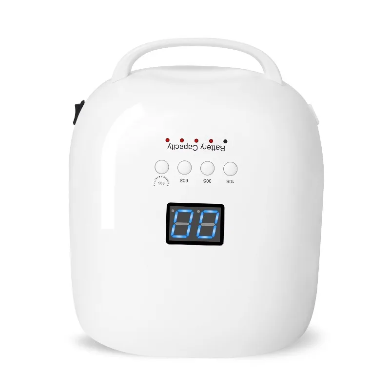 

Мощная УФ-светодиодная лампа для ногтей 86 Вт, белая, для педикюра и маникюра, беспроводная сушилка для ногтей с портативной ручкой