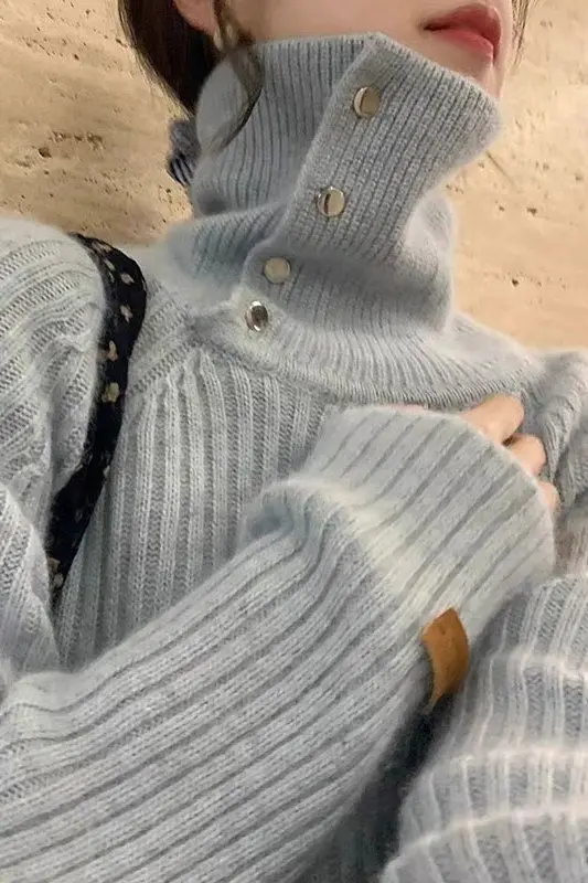 

Свитера Джемперы Пуловеры Женские Рок Лиоцел Салат Край Обычная Уличная Y2K Мода Harajuku Городская Молодежная Культура Осень Мода