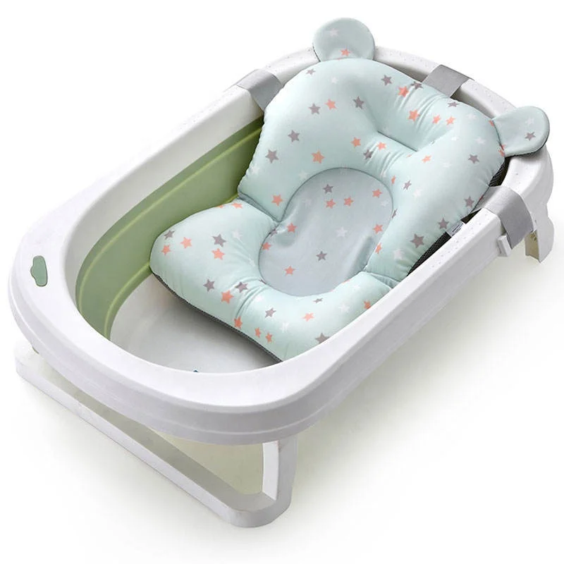 Daisy modern popular baby bath bucket new portable blue folding children's folding bathtub.