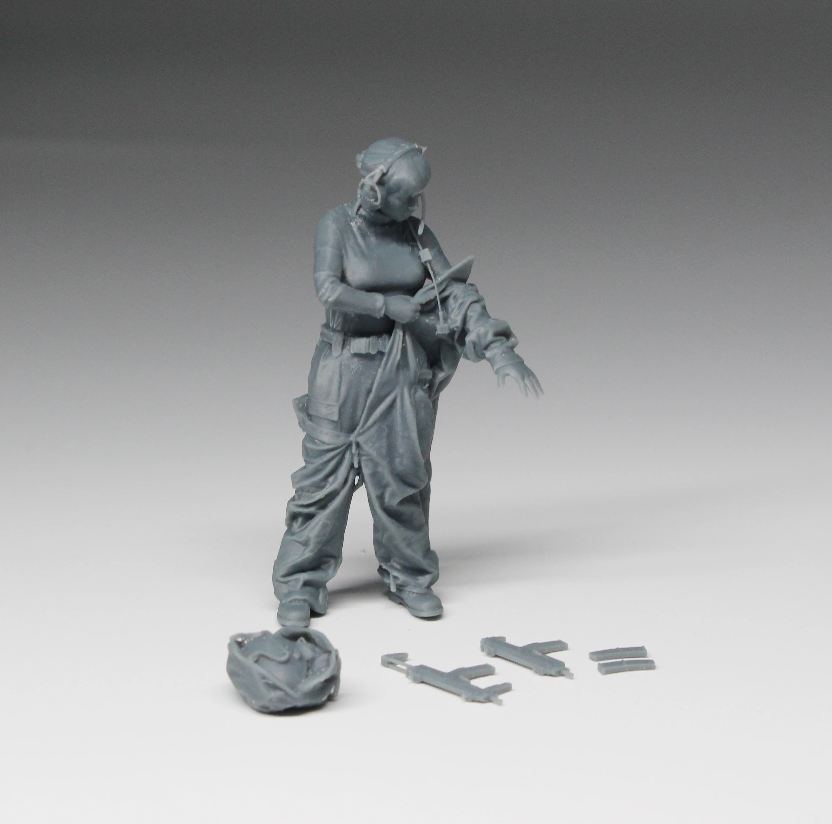 【MINIWAR】1/35 Resin soldier U.S model kits figure colorless and self-assembled 3D(A) S350042