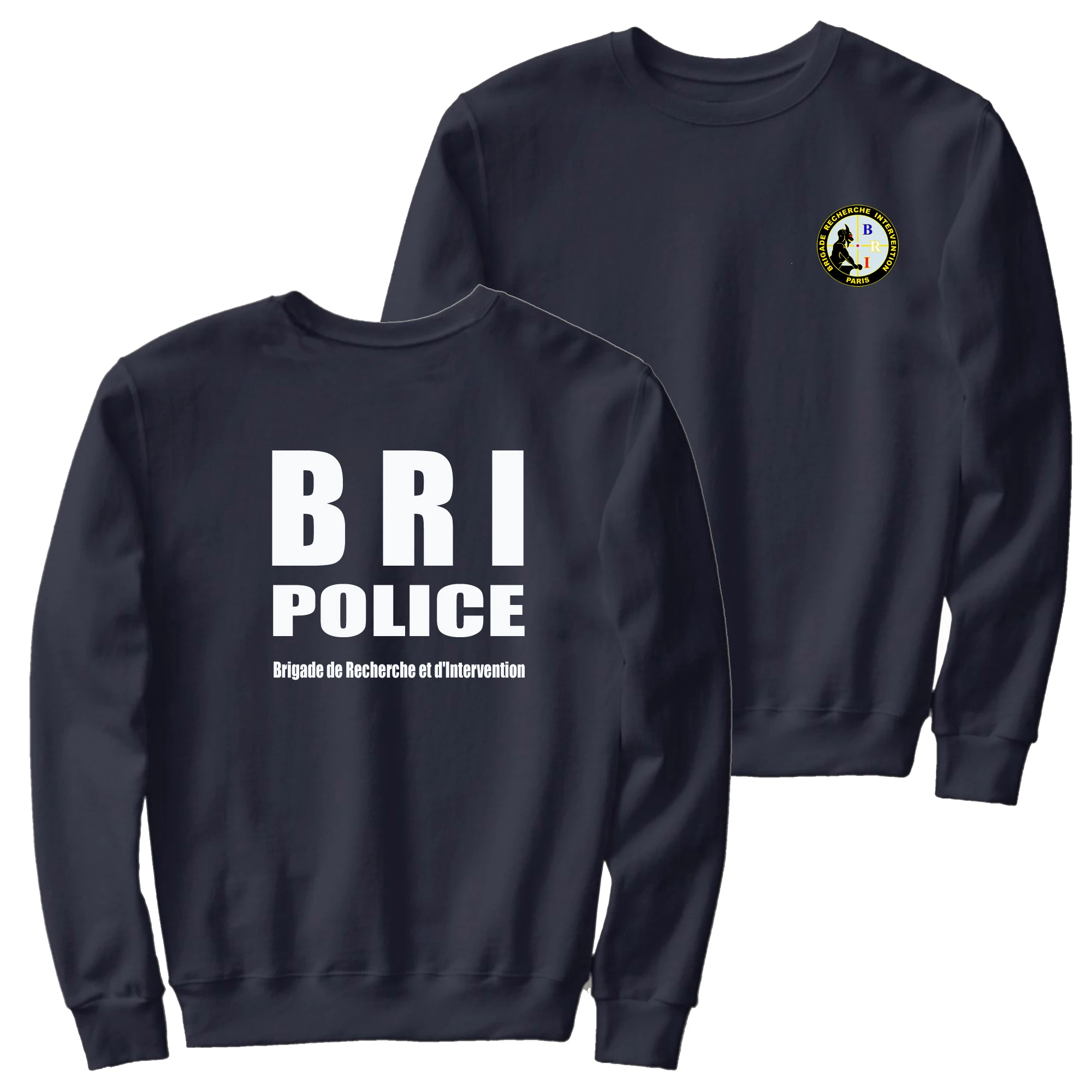 French BRI Special Forces Research and Intervention Brigade Pullover Hoodie New 100% Cotton Comfortable Casual Mens Sweatshirts