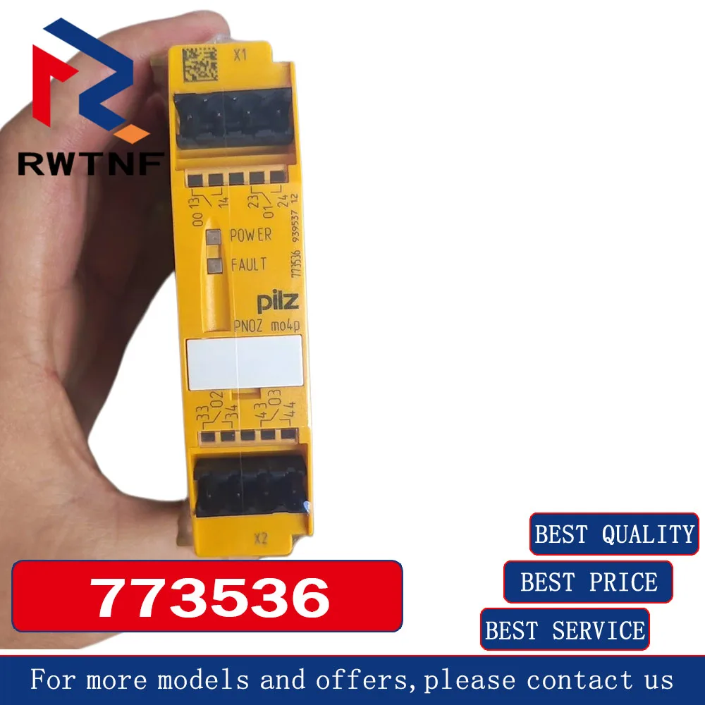 Brand New Genuine 773536 PILZ Safety relay PNOZ mo4p,100% original warehouse stock