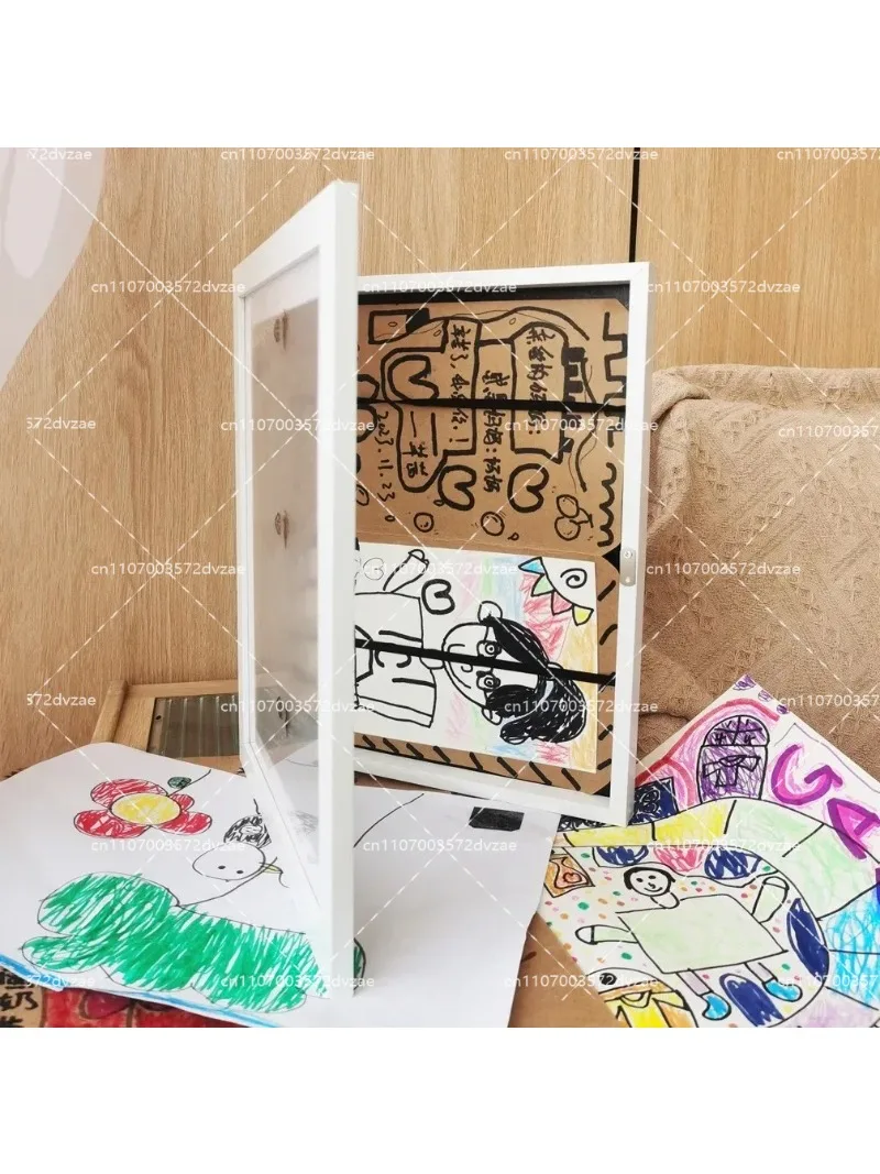 A3 A4 Children Art Frames Magnetic Front Open Changeable Kids Frame for Poster Photo Drawing Paintings Pictures Display
