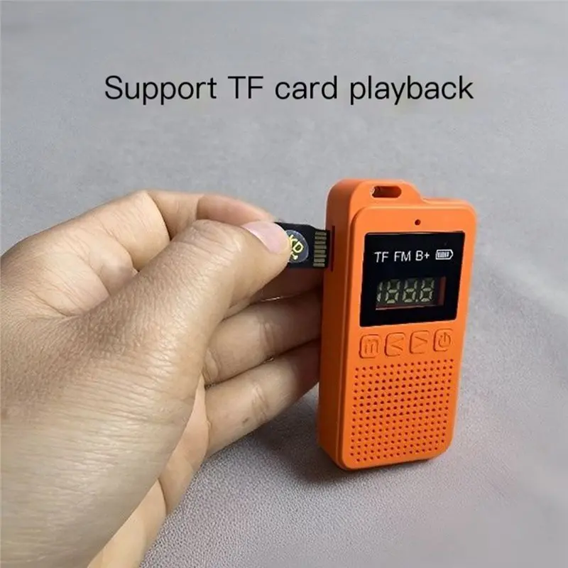 A99E-Retro Pocket Radio Bluetooth MP3 Player Multi-Function FM Radio For Gifts Elderly Pocket Radio