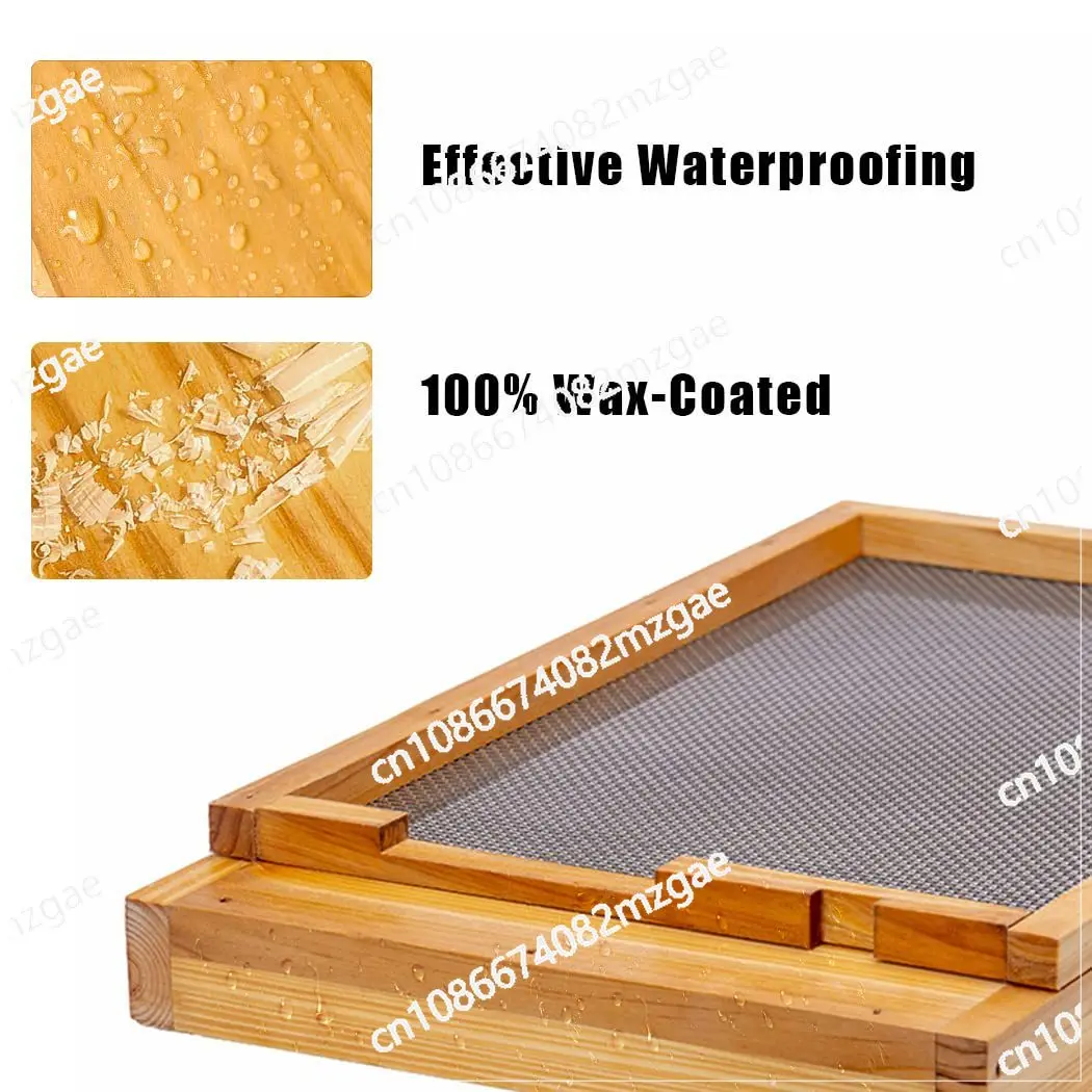 

Ten box beehive special pull-out bottom movable bottom boiling wax beehive bottom