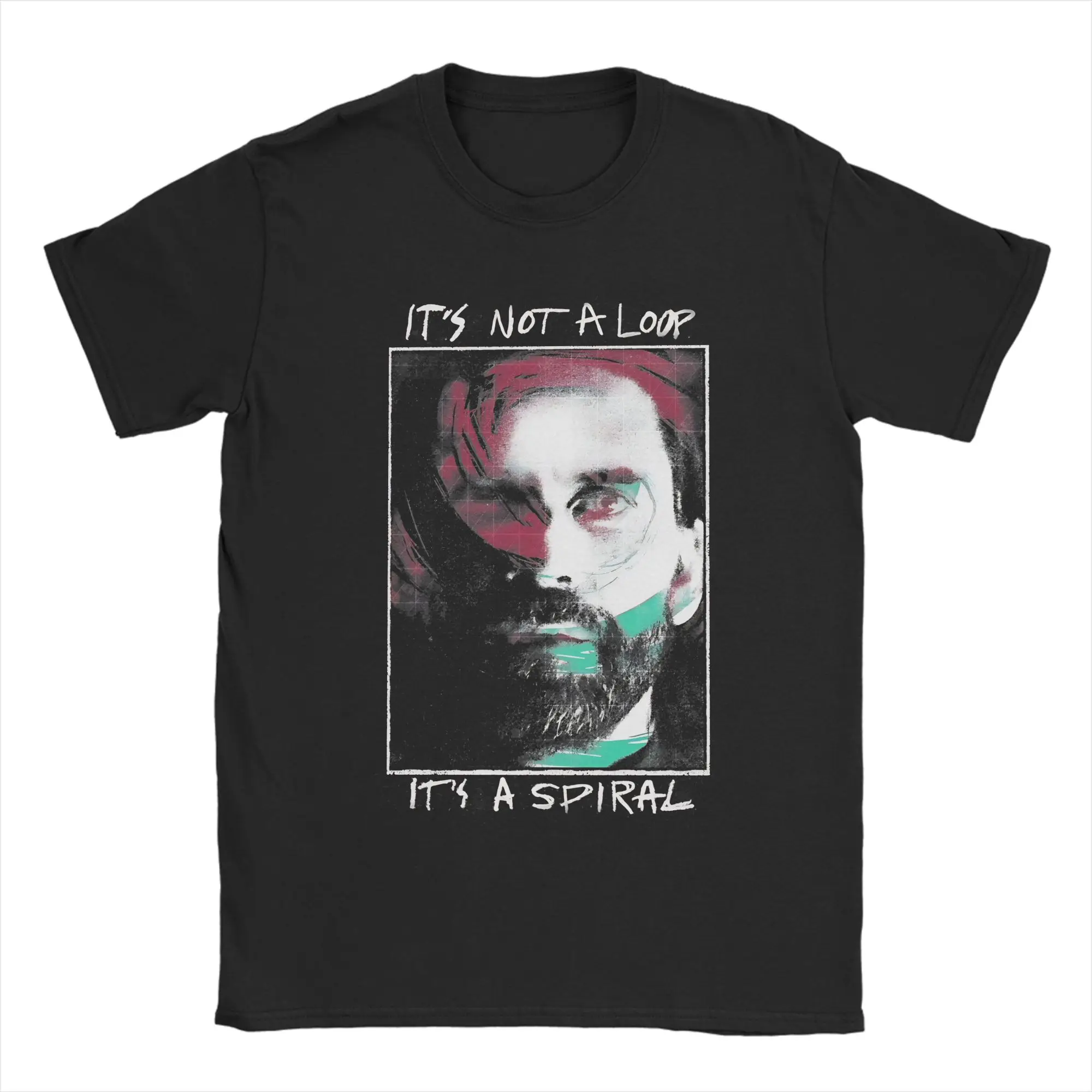 Vintage Alan Wake T-Shirt Men Round Collar Cotton T Shirts  Short Sleeve Tees Printed Clothes
