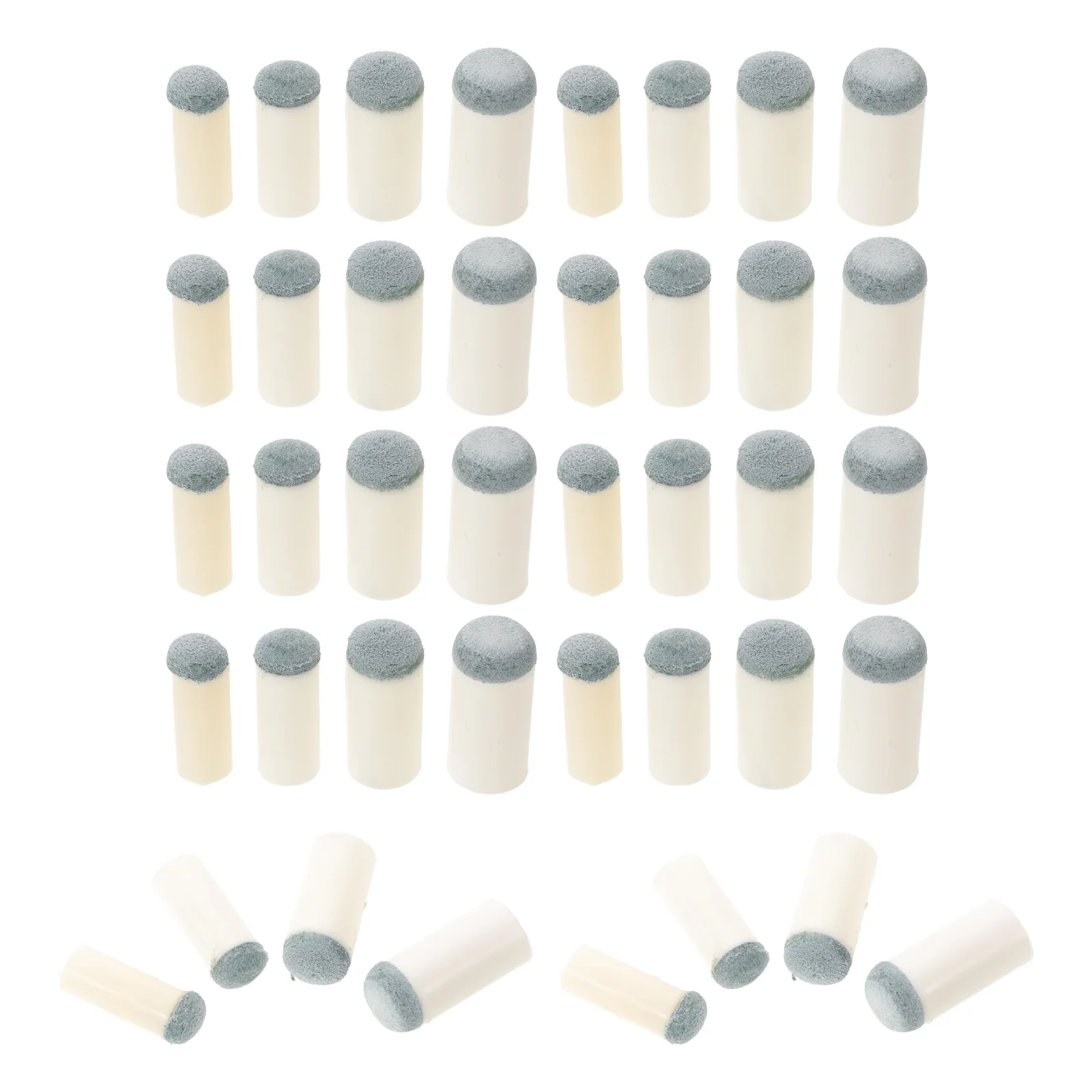 

40Pcs Billiard Cue Tips Replacement Set 9Mm 10Mm 12Mm 13Mm Pool Cue Tip Repair Kit for Snooker Table Home Bar Billiard Cues Tips