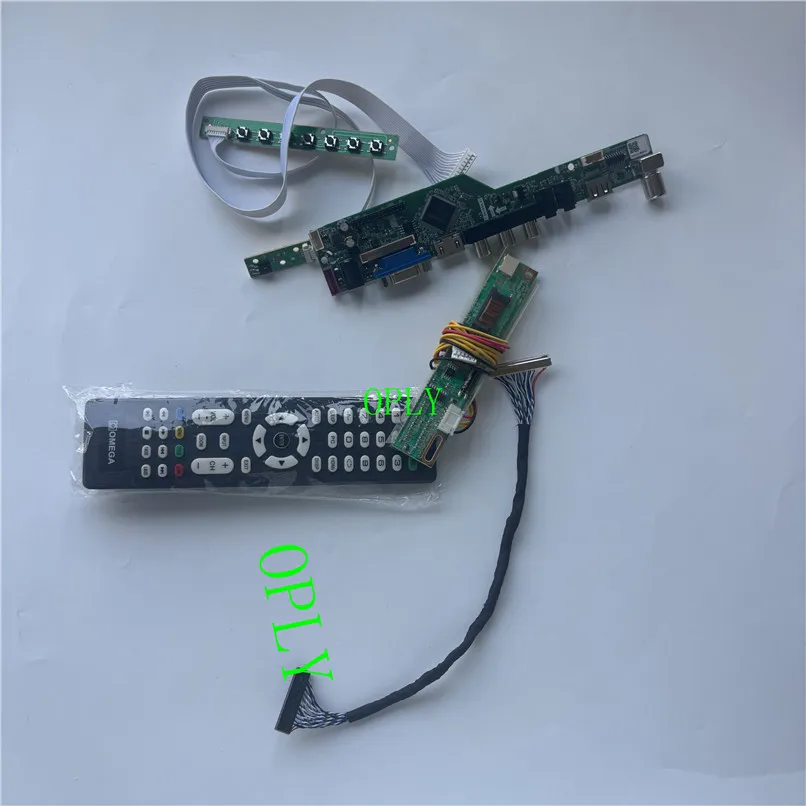 HDMI-compatible USB TV Controller board kit for LP141WX3 LP141WX3-TLB1 14.1" 1280X800 VGA RF LCD panel AV screen monitor display