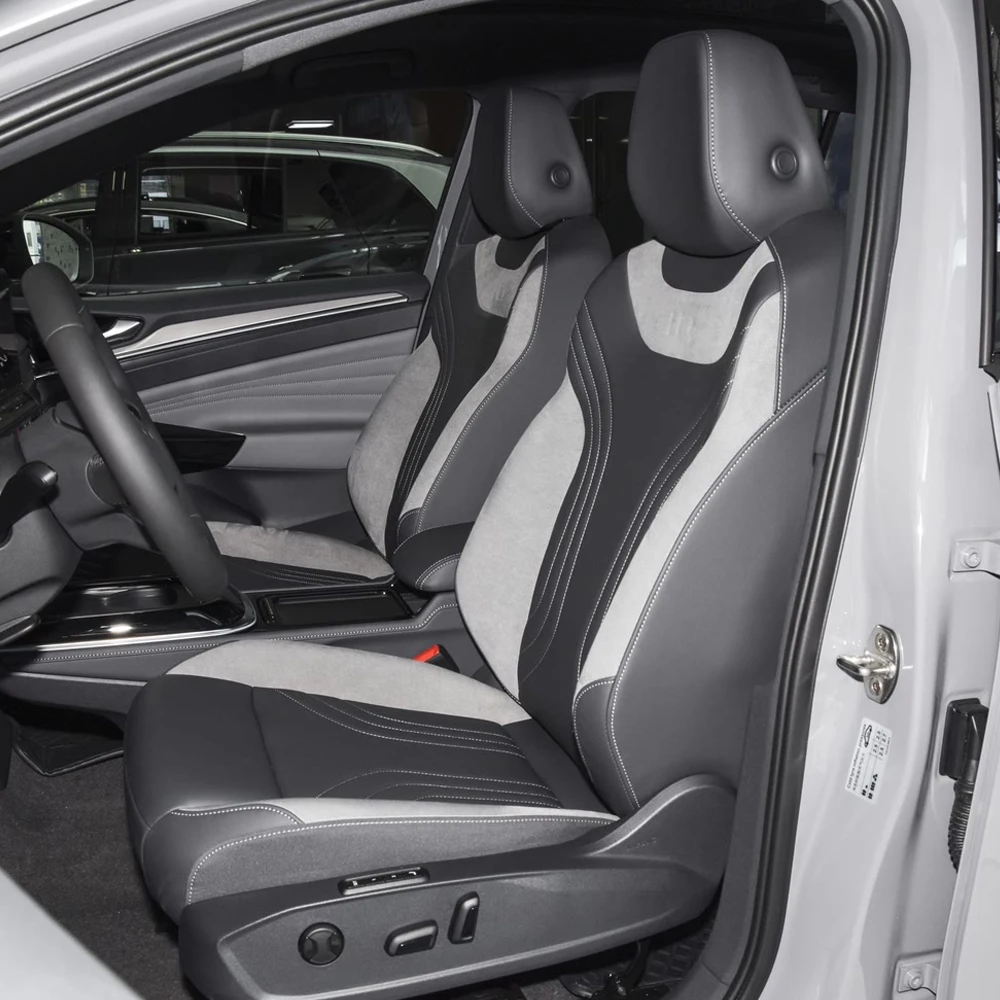 مخصص غطاء مقعد السيارة 5 مقاعد ل VW ID.4 CROZZ 2021 20222 2023 2024 2025 2026 كامل مغطاة وسادة مقعد مقعد أغطية حماية #2