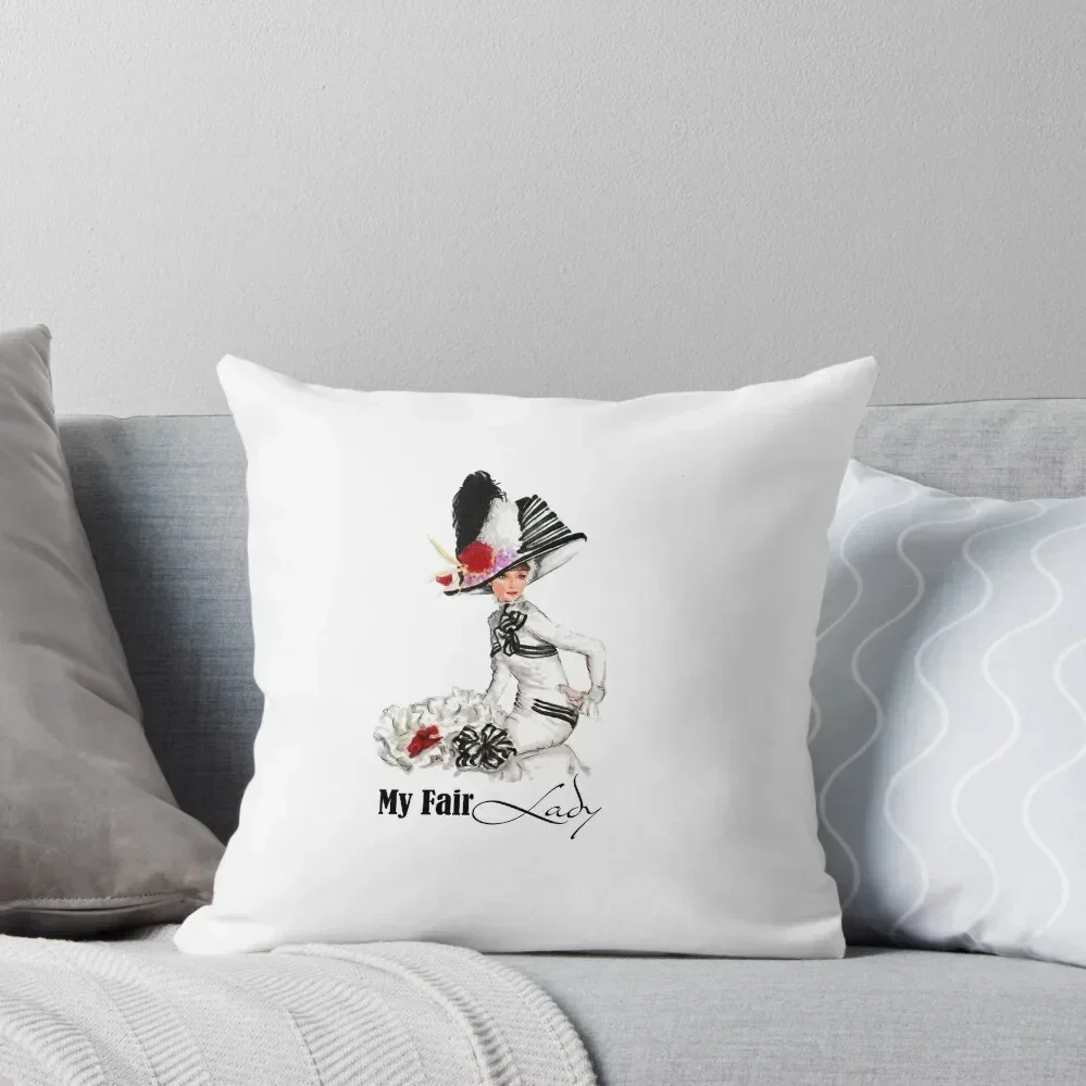 Audrey Hepburn, My Fair Lady Throw Pillow autumn pillowcase Anime pillow