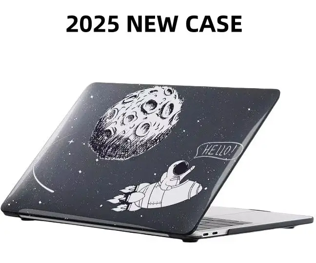 

Новый чехол для ноутбука с блестящим принтом 2025 M4, чехол для Pro 16, m2 Pro 14 2442, чехол для MacBook Pro 13, чехол для macbook air 13, чехол для air 15