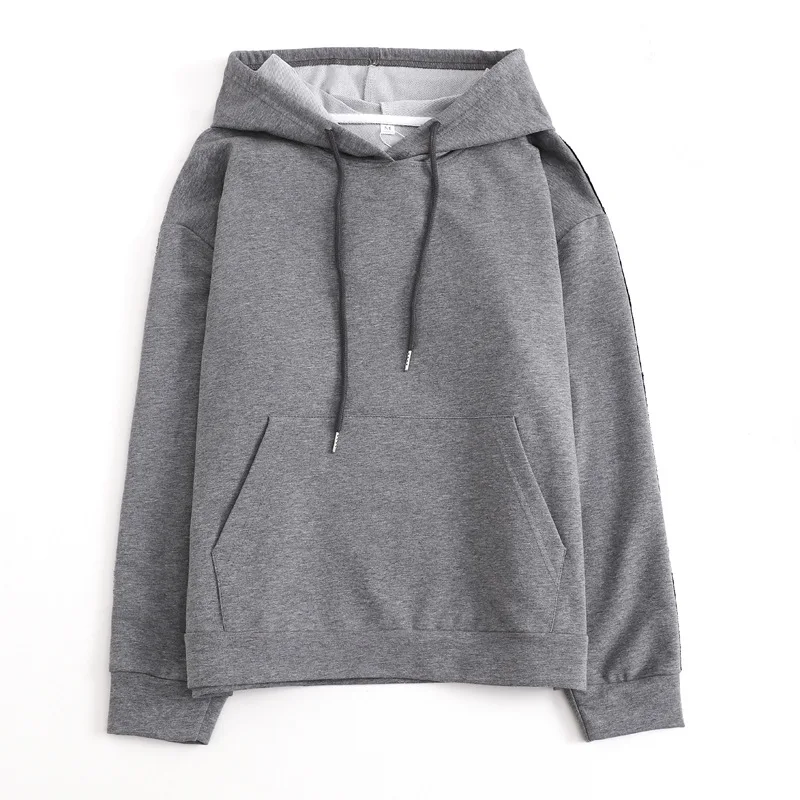 Katoenmix sweatshirt met capuchon Dames lente herfst nieuwe mode pailletten casual trui met lange mouwen