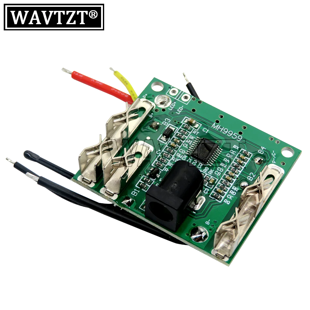 WAVTZT BMS 5S 20A 18650 Lithium Battery Charging Protection Board Circuit PCM Balancer Power Bank Charger Module