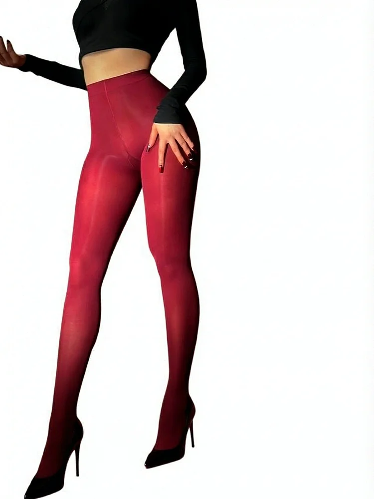 80D Winter Warm Pantyhose Women High Waist Slimming Tights High Elastic Autumn Stockings Leggings for Cold Days Thermal