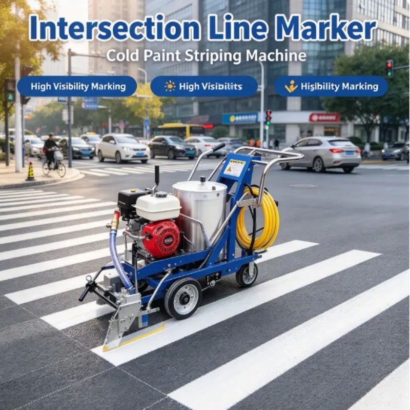 Thermoplastic Vibrating Raised Road Marking Machine, For Driving Safety, Road Line Marker For Traffic Warning