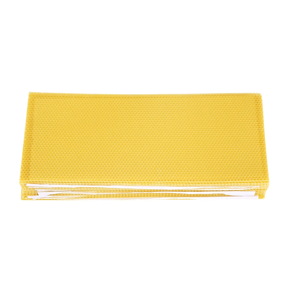 30Pcs Beekeeping Nest Box Foundation Beeswax Honeycomb Sheets Beekeeper Tools