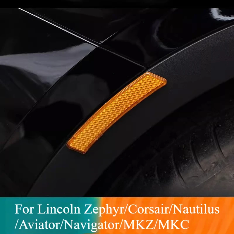 For Lincoln Zephyr/Corsair/Nautilus/Aviator/Navigator/MKZ/MKC Automotive American Wheel Eyebrow Reflective Strip Accessories