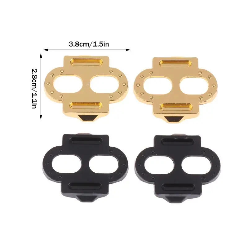 Bike Cleats Adapter for Pedal Converter Easy Install Clipless Fit Eggbeater Mallet for Mountain Road Bicycle Riding