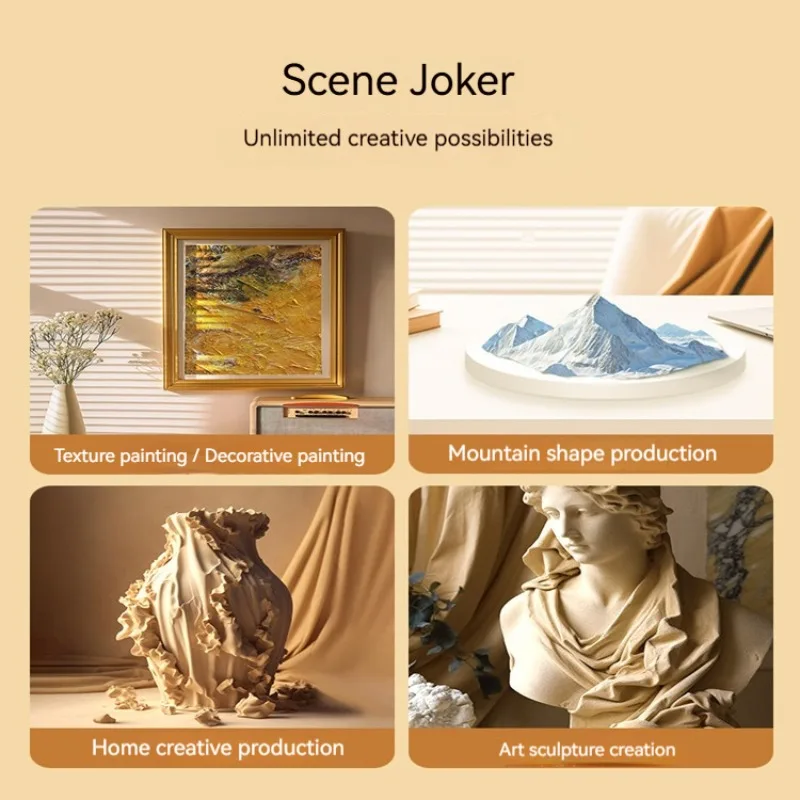 1/3pcs Diy Modeling Plaster Cloth Rolls Multi-Size Plaster Cast Textured Painting Quick-Dry Art Shaping Fabric Creased Painting