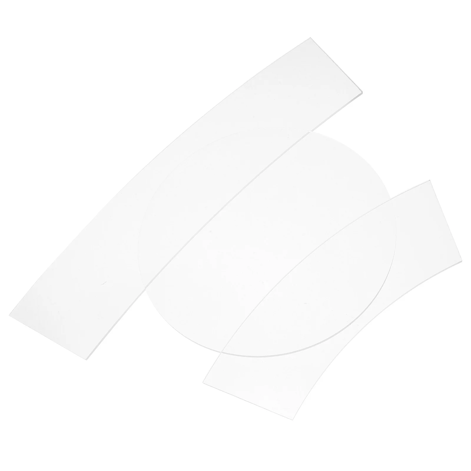 

3pcs Clear Acrylic Sewing Template Set Transparent High Precision Patchwork Tool For Quilting Craft Diy Projects Little Wedge