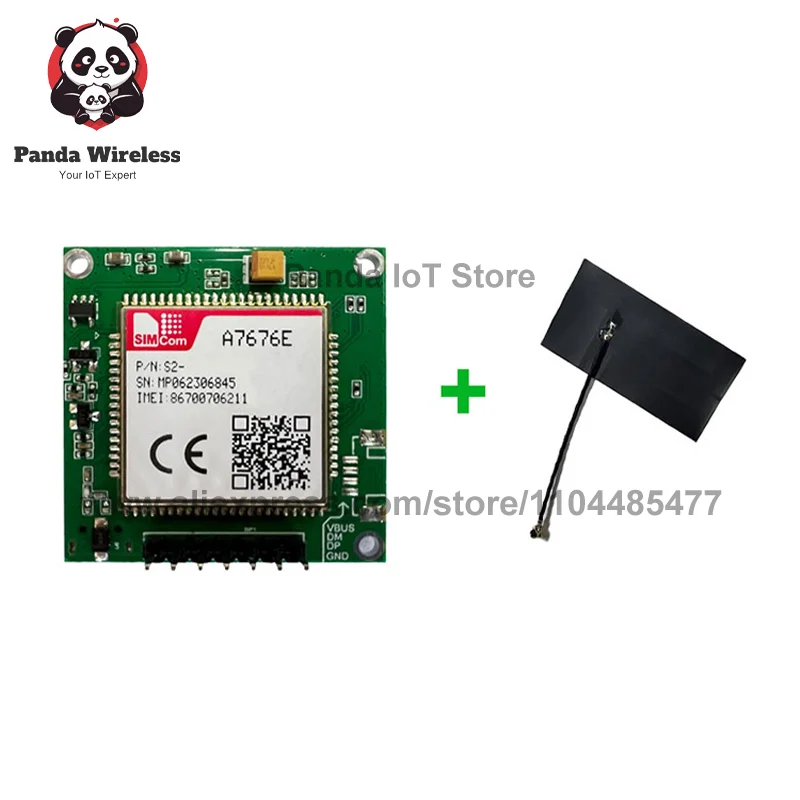 1PCS SIMcom Development Board LTE CAT1+4G+2G+Voice A7676E A7670G-LABE A7672G-LABE Core Board with FPC without GPS function