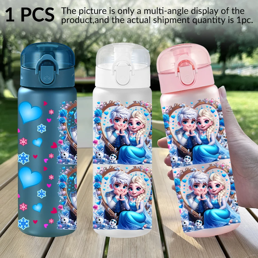 1 قطعة ديزني فروزن/إلسا آنا/نمط 26 أوقية زجاجة مياه بلاستيكية كوب رياضي كهدية عيد ميلاد/العودة إلى المدرسة #6