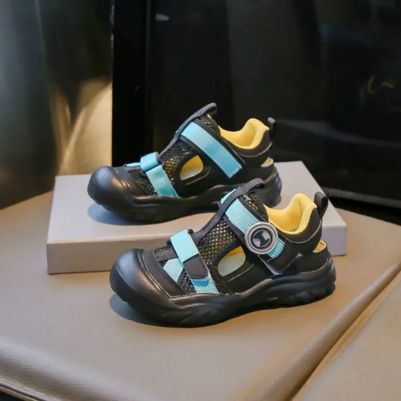 

Summer Sport Shoes For Children Trend Fashion Teenager Kid's Sneakers Hollow Out Breathable Boy's Girl's Running Footwear