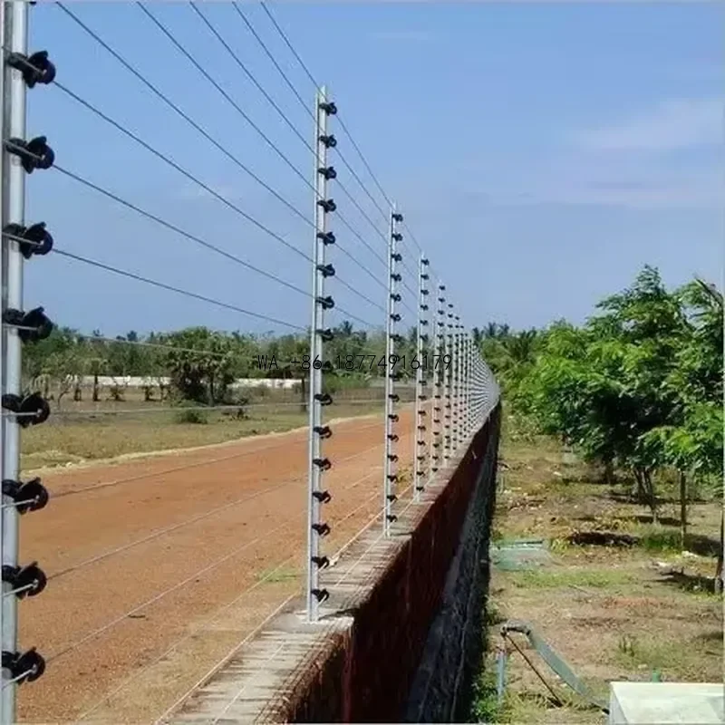 wmwmnu Fence Insulator Residential Security Solar Fence Wire System for Prevent Invasion House Farm Homes