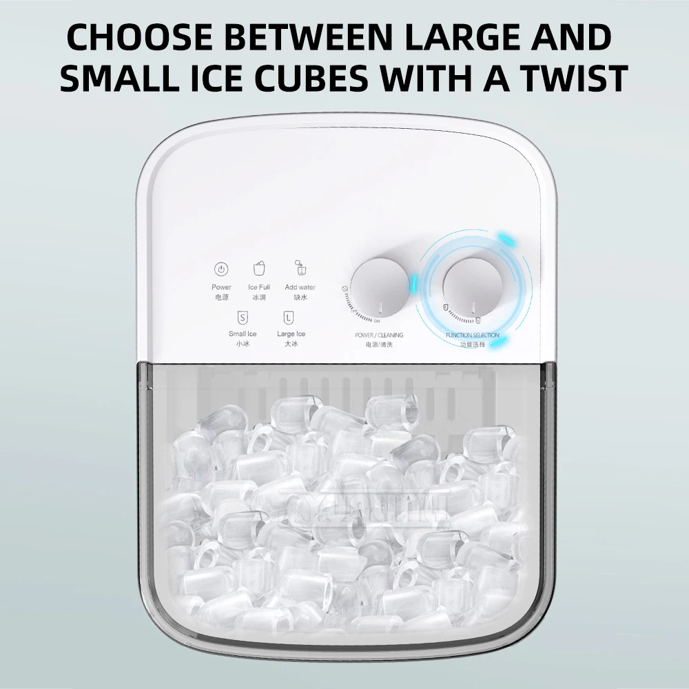 

Небольшой полностью автоматический льдогенератор для домашнего использования Maquina Gelo Ijsmachine Легкая очистка лотка для льда